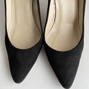 Pepe Jimenez Black Suede Pumps